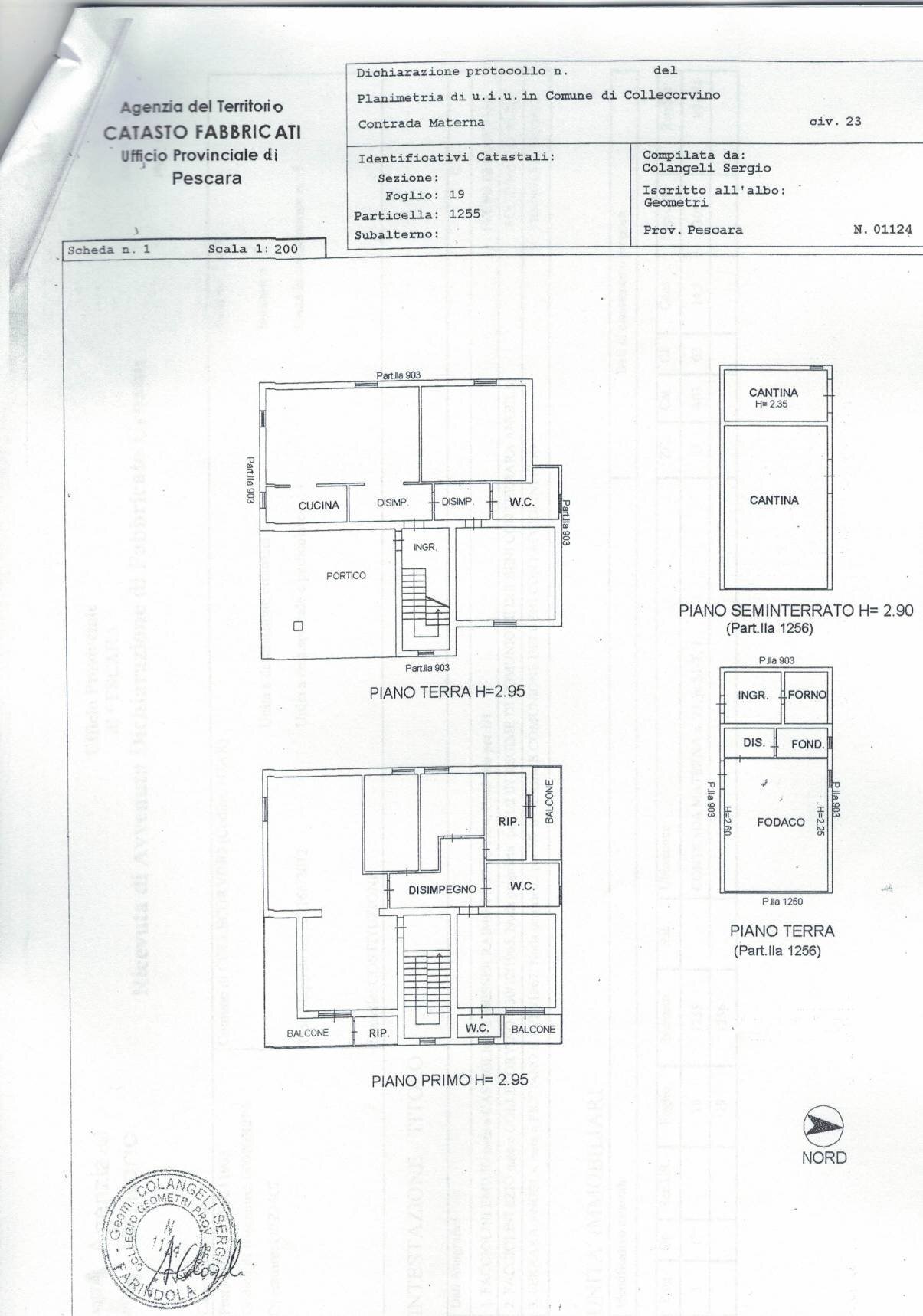 Foto 29 - Independent house C.da Materna
 
18, Collecorvino - floor plans 1