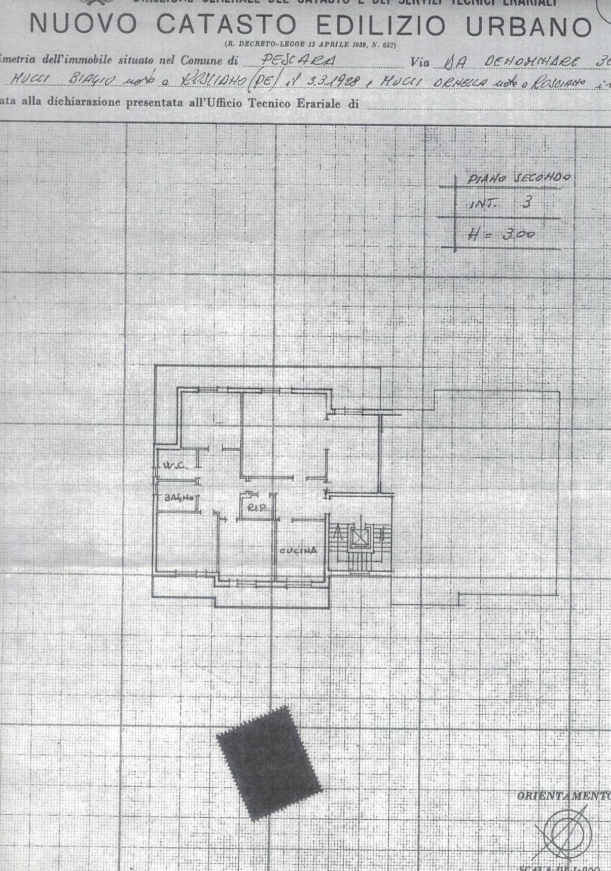Foto 36 - Apartment Via Strada Fonte Borea colle del Telegrafo
 
24/1, Pescara - floor plans 1