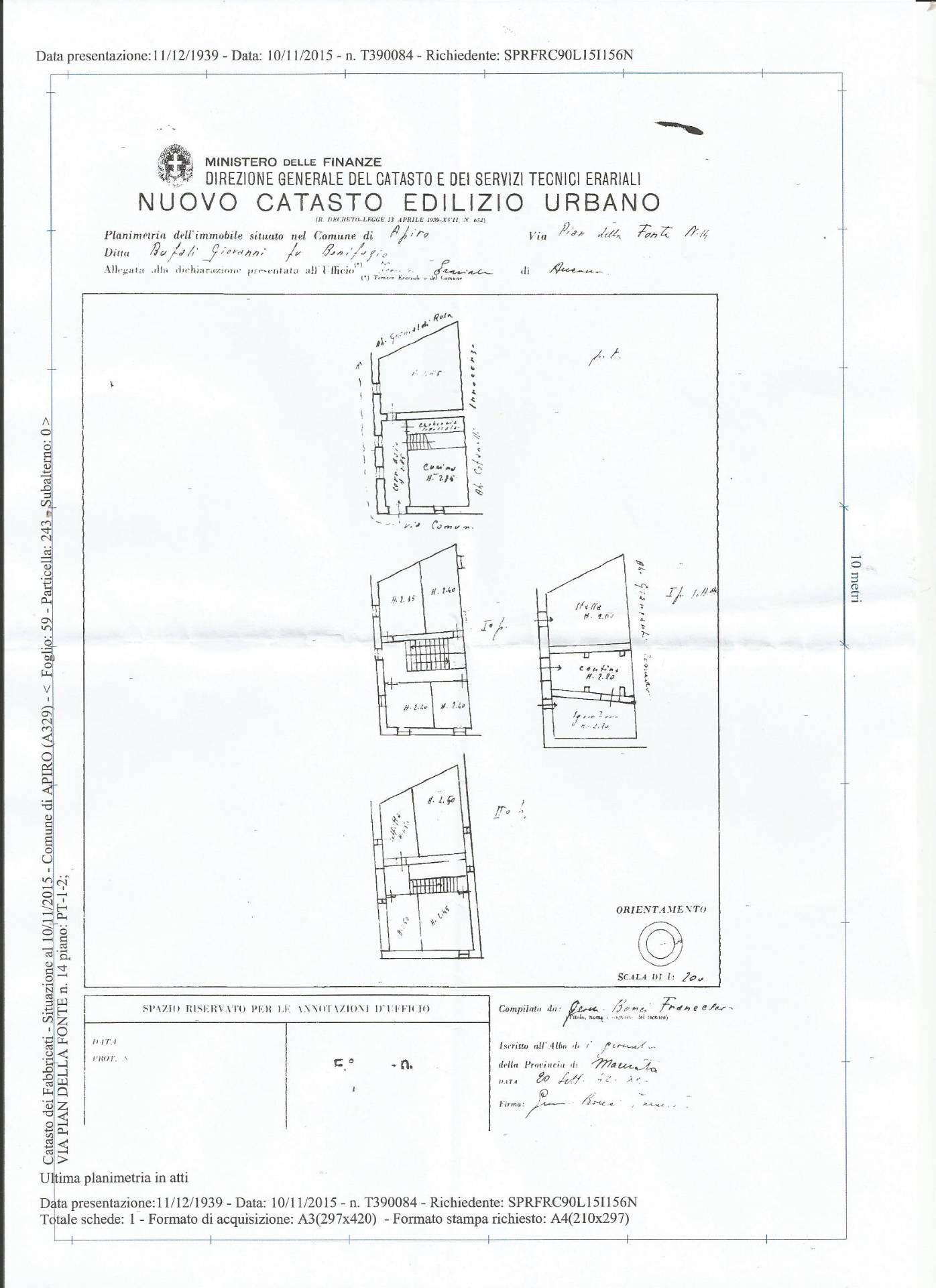 Foto 21 - Apartment pian della fonte
 
14, Apiro - floor plans 1