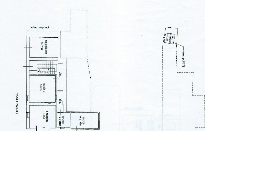 Foto 13 - Appartamento Via San Ginesio
 
117, Arcevia - planimetria 1