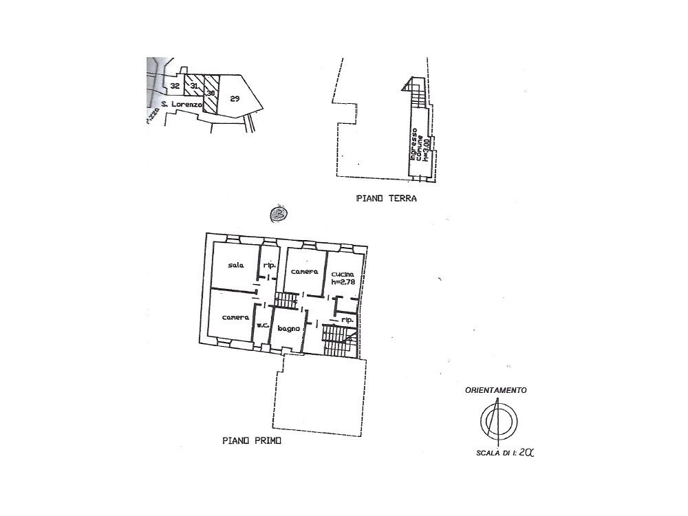 Foto 15 - Apartment piazza san lorenzo
 
8, Mergo - floor plans 1