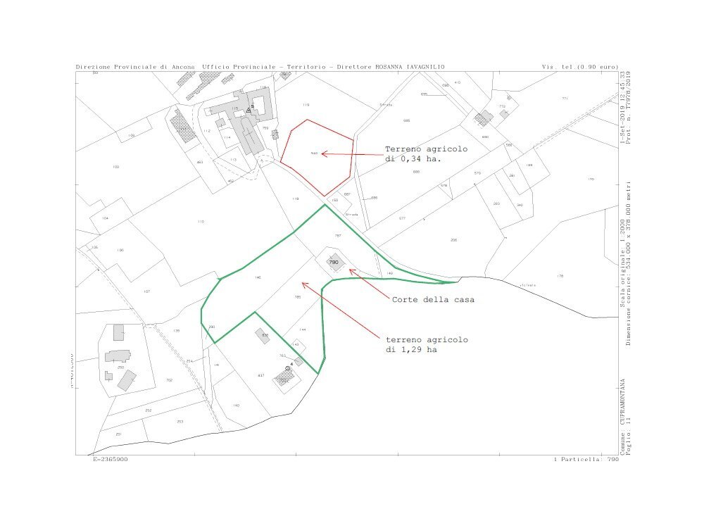 Foto 26 - Villa Via Romita
 
14, Cupramontana - planimetria 1