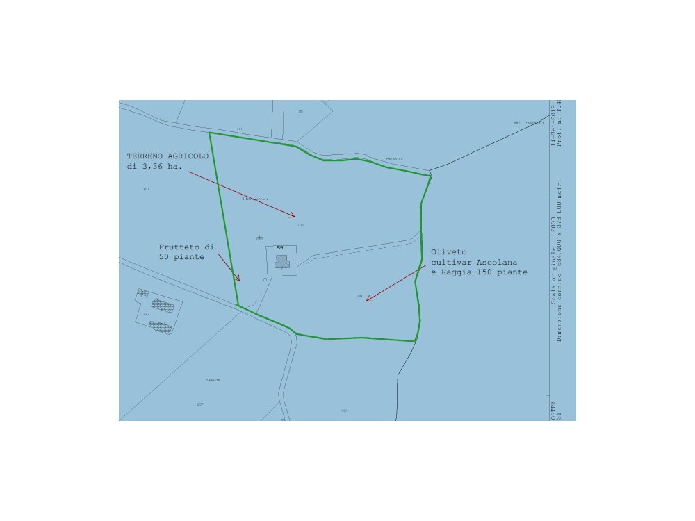 Foto 27 - Villa via fonte del ragosto
 
3, Ostra - planimetria 1