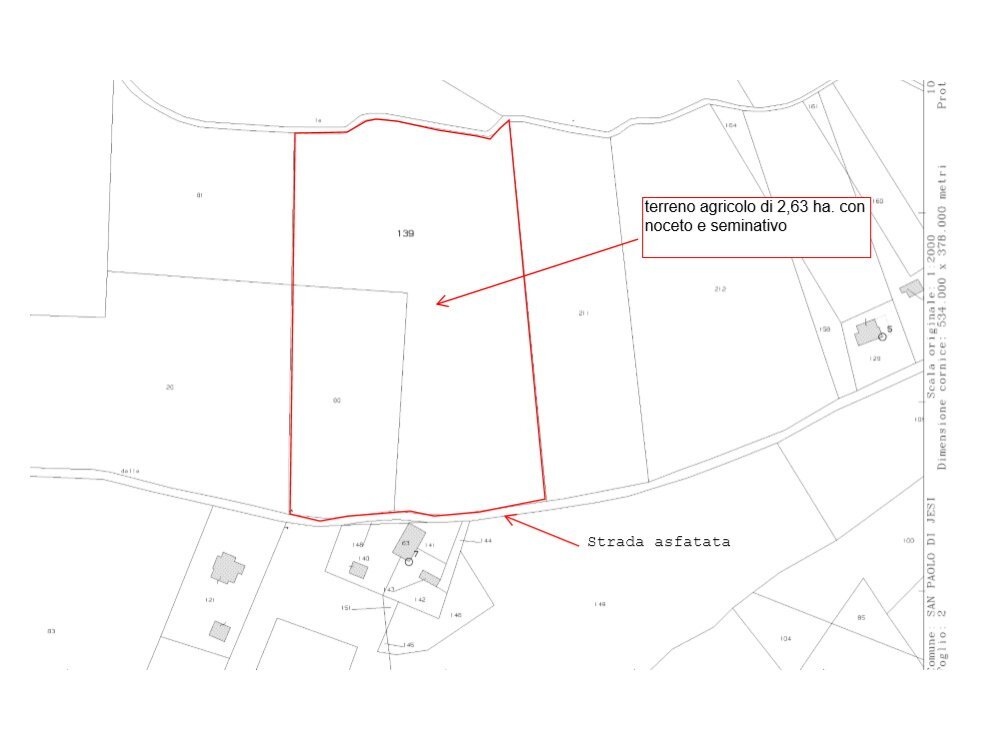 Foto 7 - Agricultural land contrada Coste, San Paolo di Jesi - floor plans 1