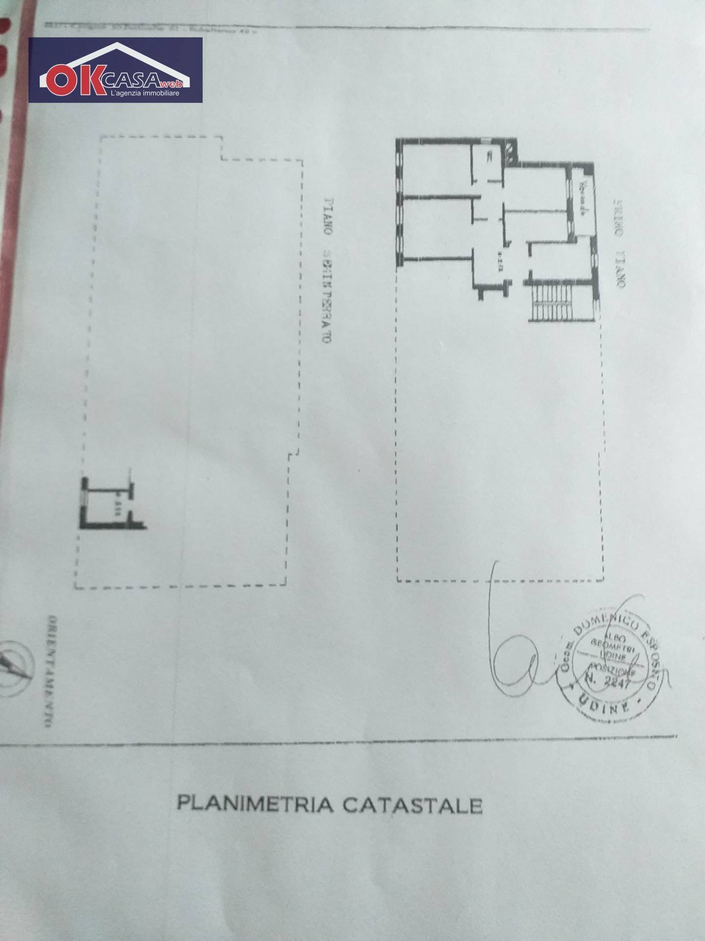 Foto 21 - Quadrilocale via Leopardi, Udine - planimetria 1