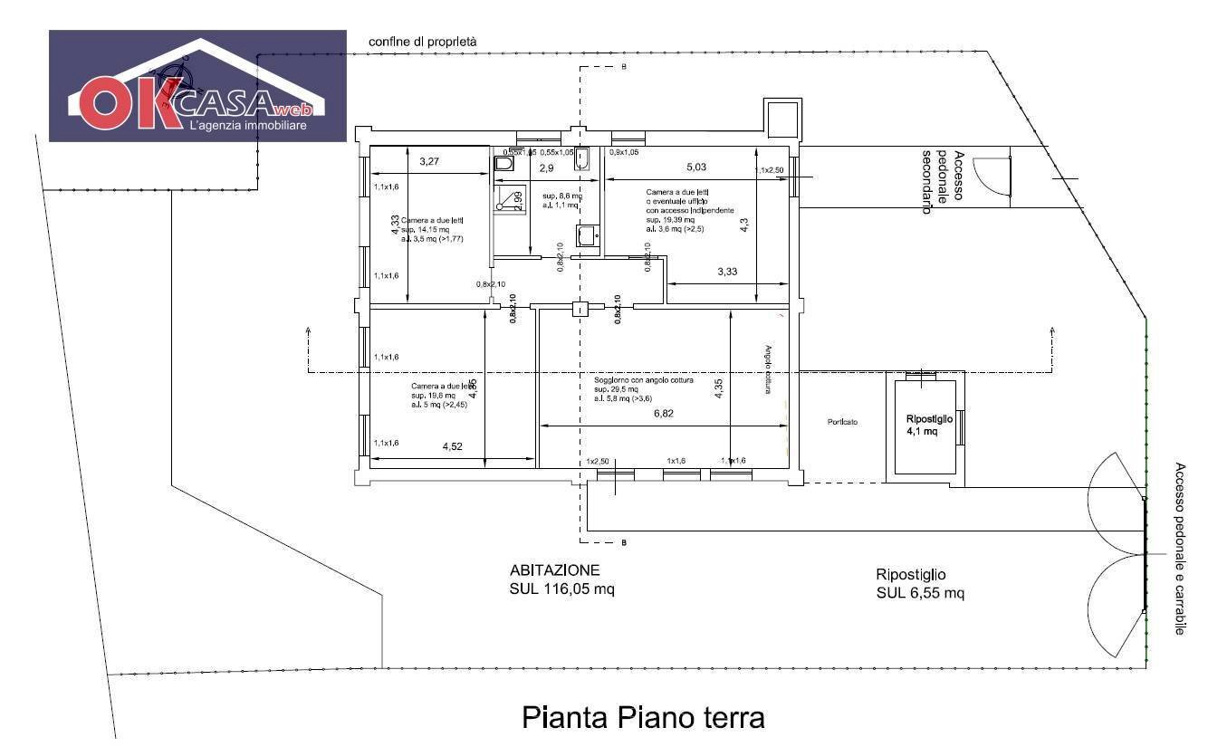 Foto 12 - Casa indipendente VIA ANTONIO MILANI, Verona - planimetria 1