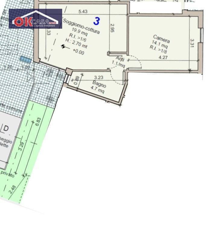 Foto 6 - Two-room apartment VIA TRENTO
 
1, Villafranca di Verona - floor plans 1