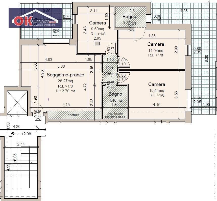Foto 5 - Quadrilocale via abba, Peschiera del Garda - planimetria 1