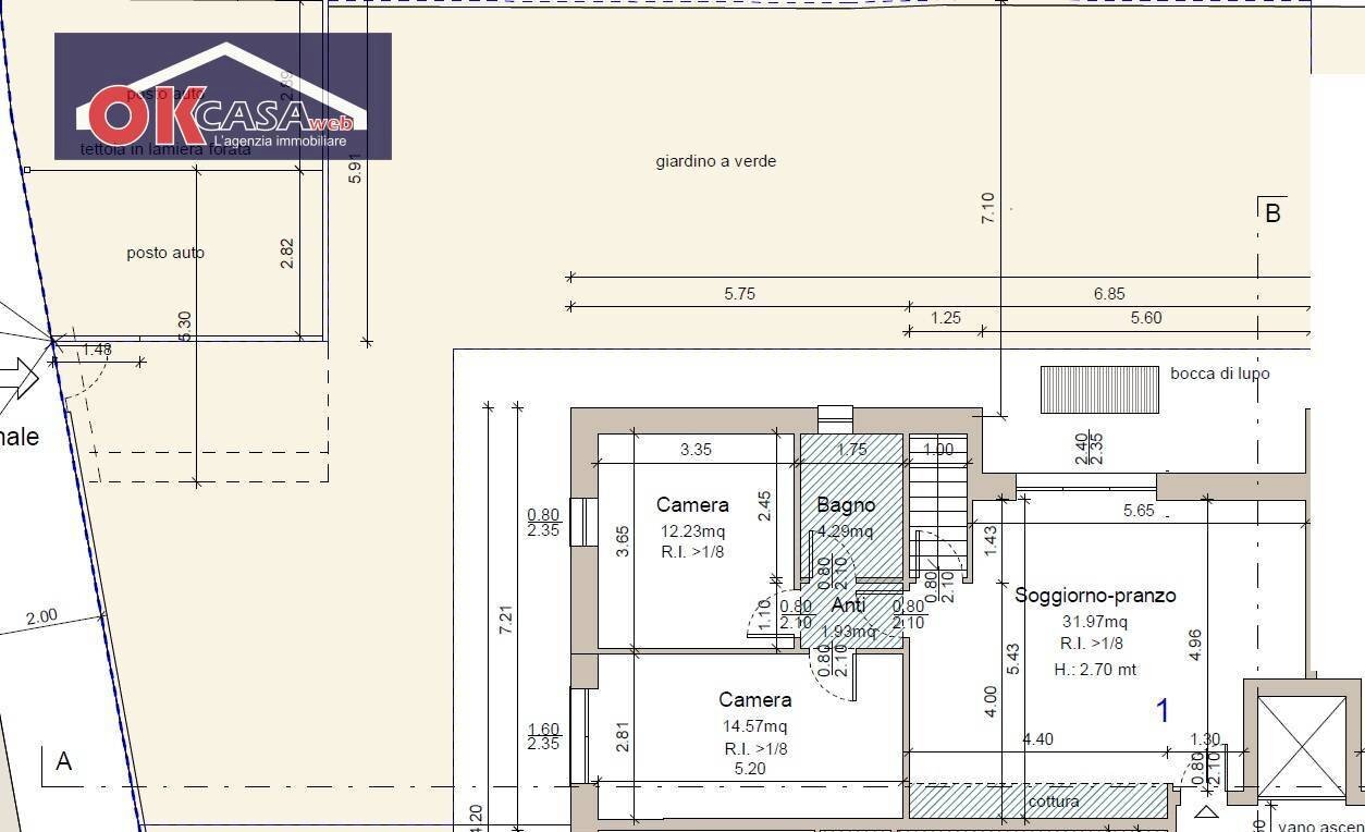 Foto 2 - Quadrilocale VIA ABBA, Peschiera del Garda - planimetria 1