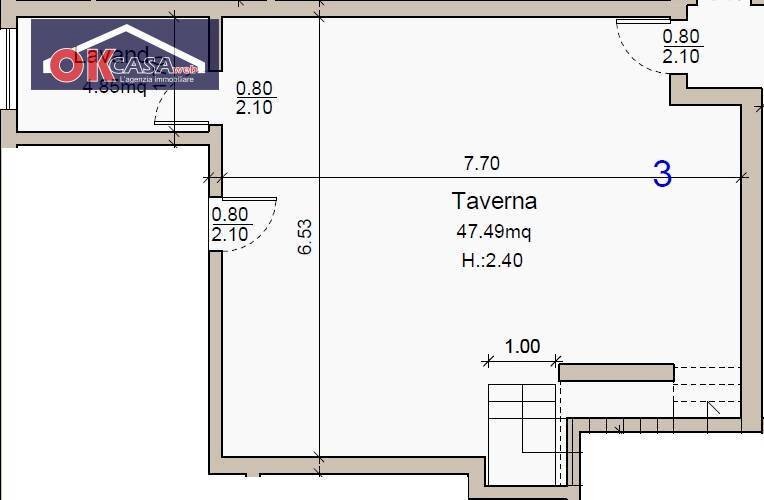 Foto 5 - Quadrilocale VIA ABBA, Peschiera del Garda - planimetria 1