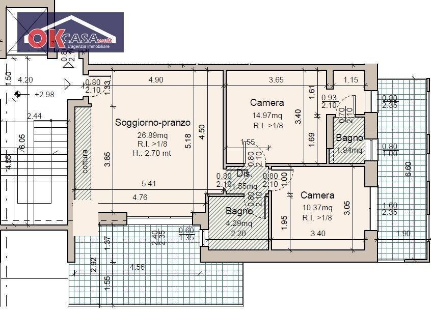 Foto 5 - Quadrilocale VIA ABBA, Peschiera del Garda - planimetria 1