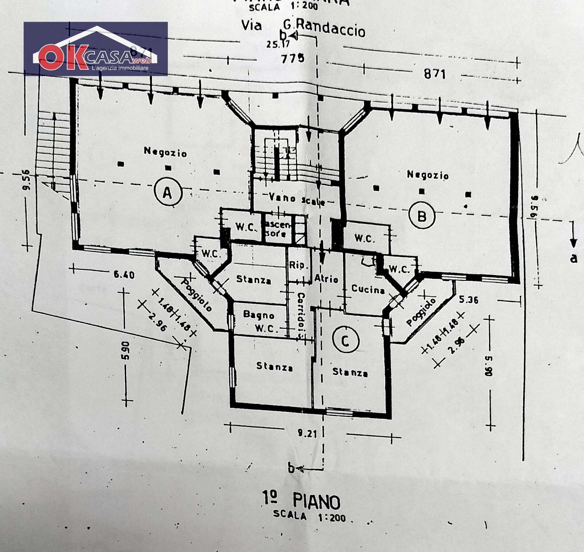 Foto 20 - Four-room apartment Via Randaccio, Monfalcone - floor plans 1