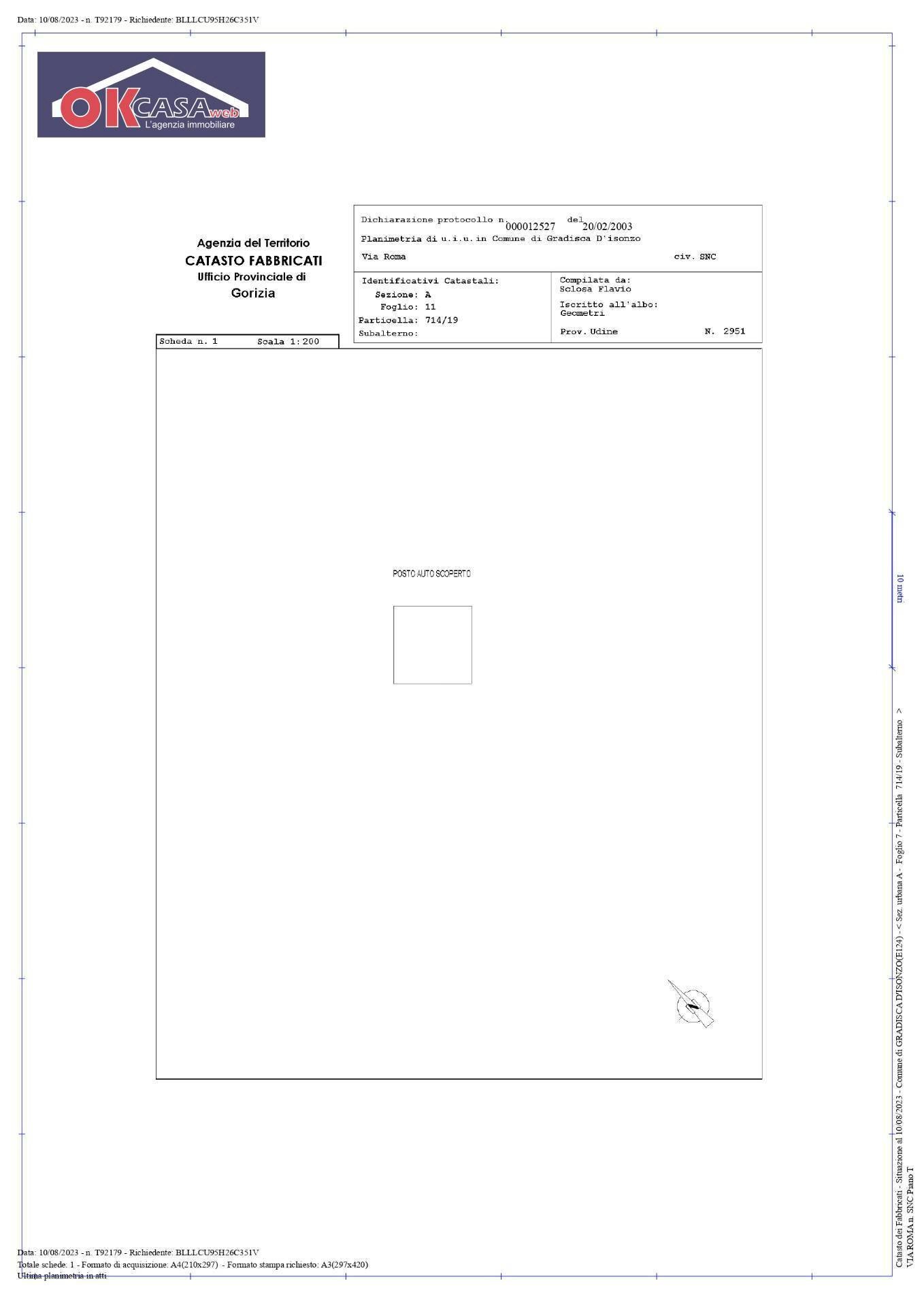 Foto 10 - Semi-detached house Via Roma, Gradisca d'Isonzo - floor plans 1