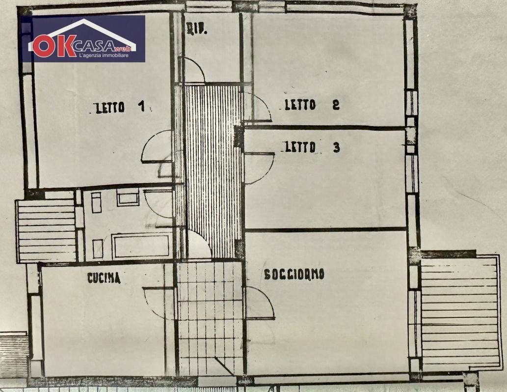 Foto 25 - Appartamento Via Archimede
 
72, Verona - planimetria 1