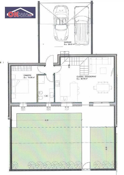 Foto 4 - Terraced Villa via Unità d'Italia, Zevio - floor plans 1