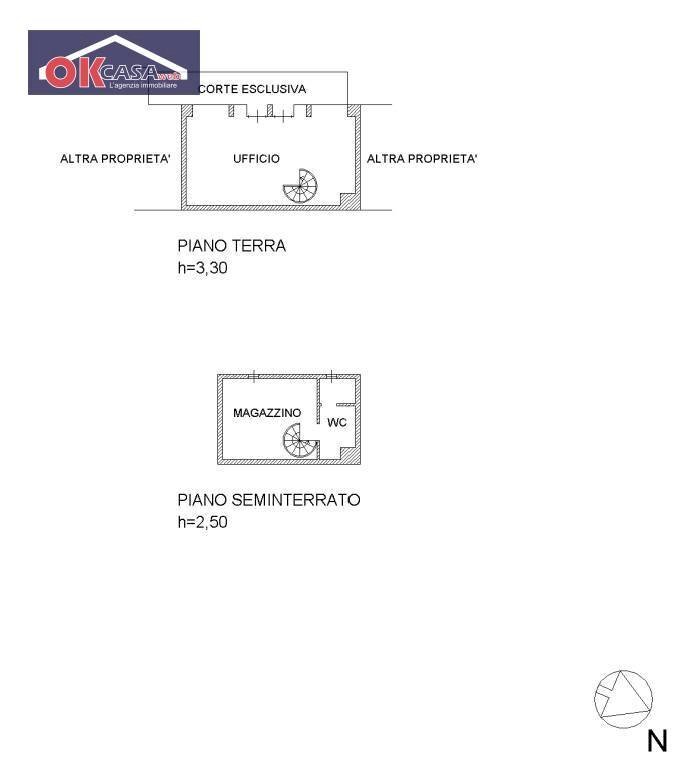 Foto 15 - Ufficio Via Poscolle, Udine - planimetria 1