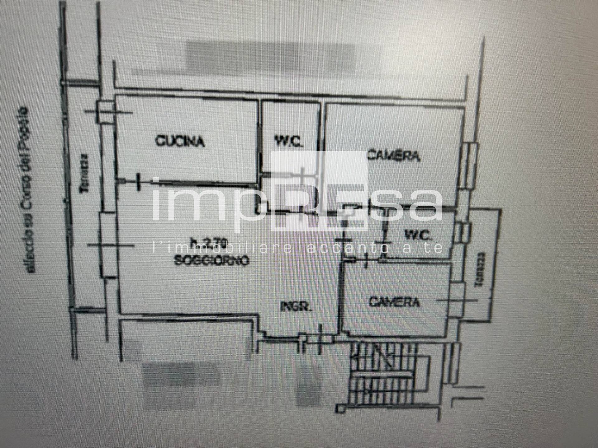 PLANIMETRIA CATASTALE - Apartment corso del Pololo, Venezia - floor plans 1