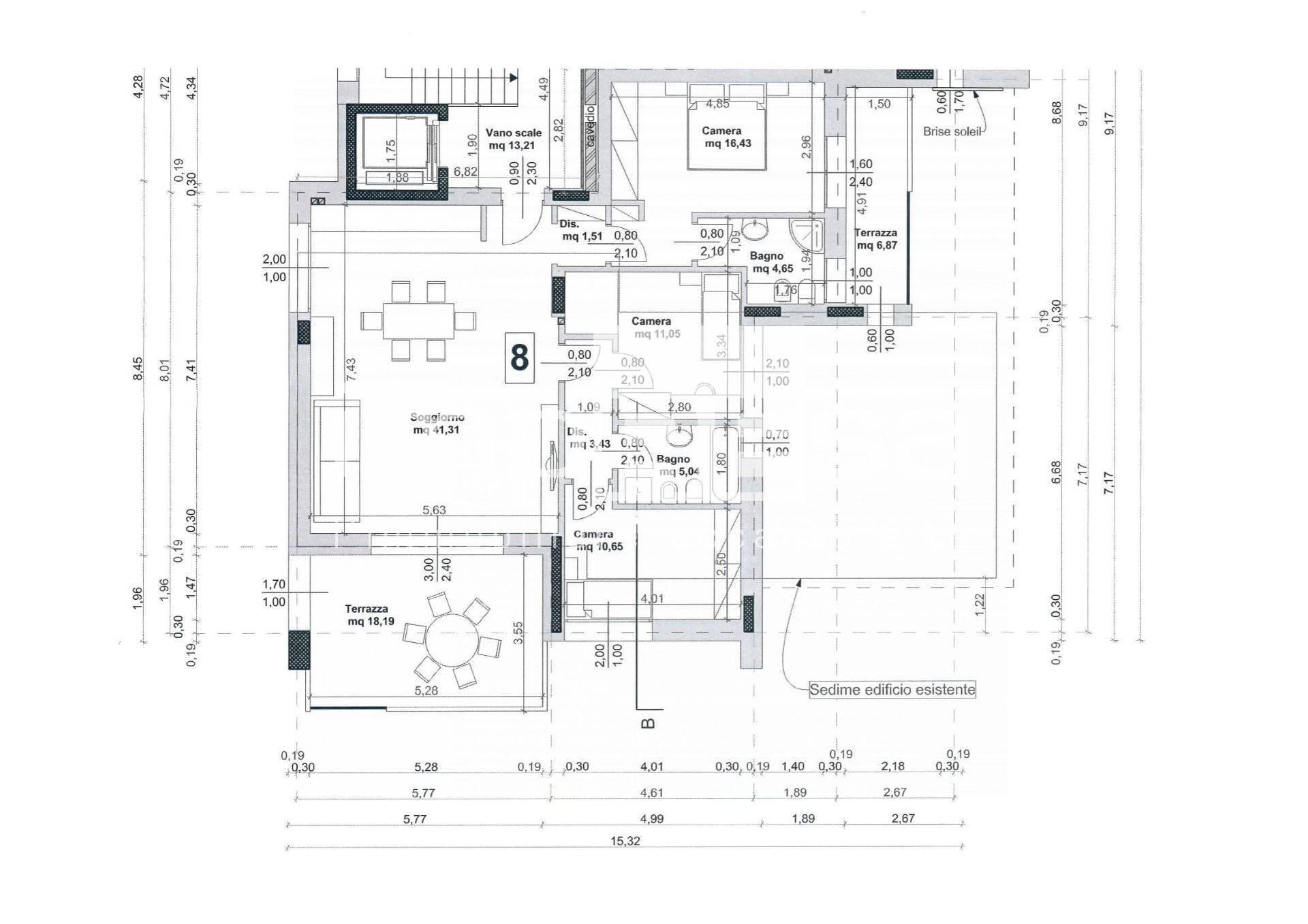 planimetria - Four-room apartment Via Montessori, Venezia - floor plans 1