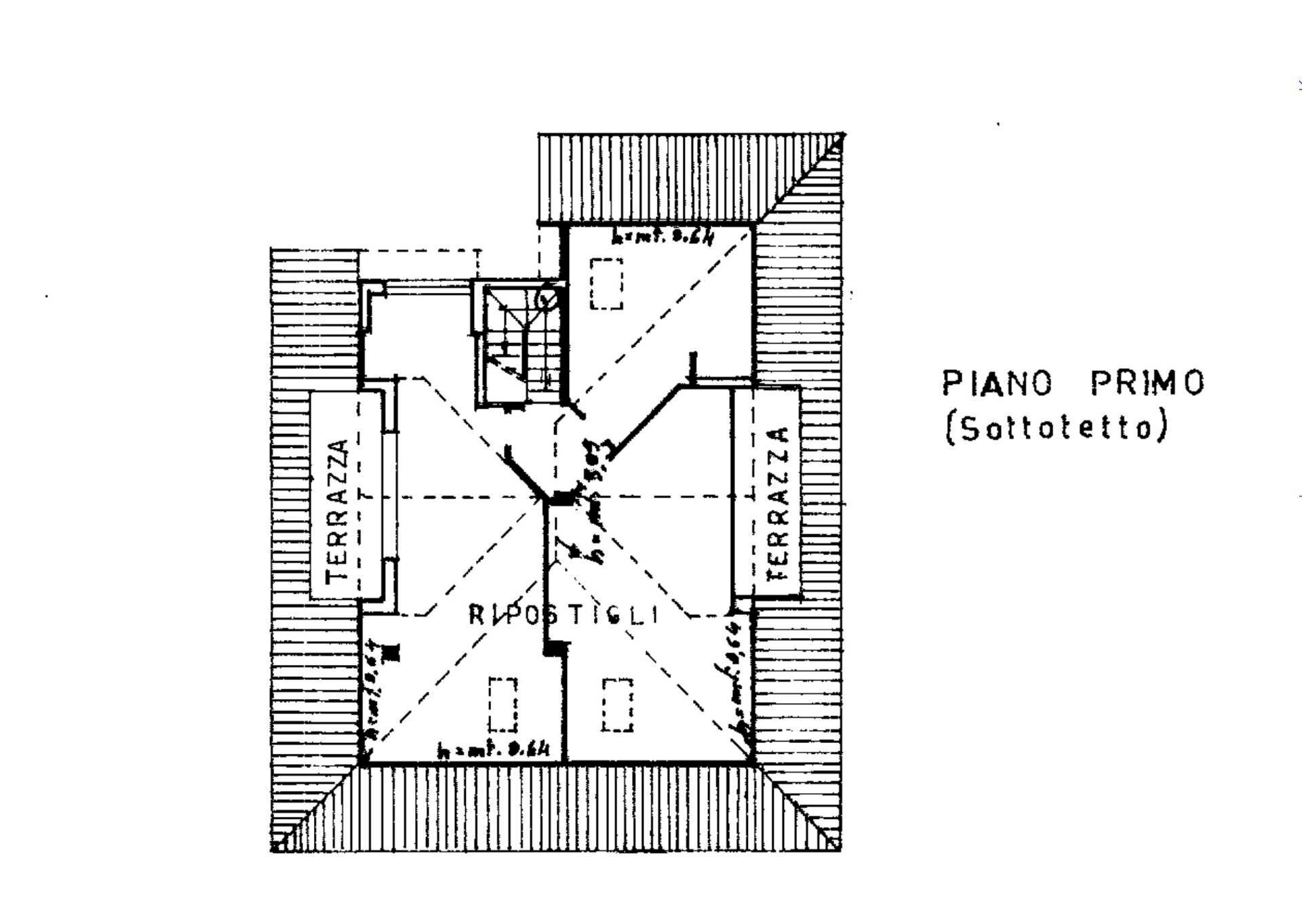 Foto 57 - Villa Contrada Magazzini
 
18, Grottammare - planimetria 1