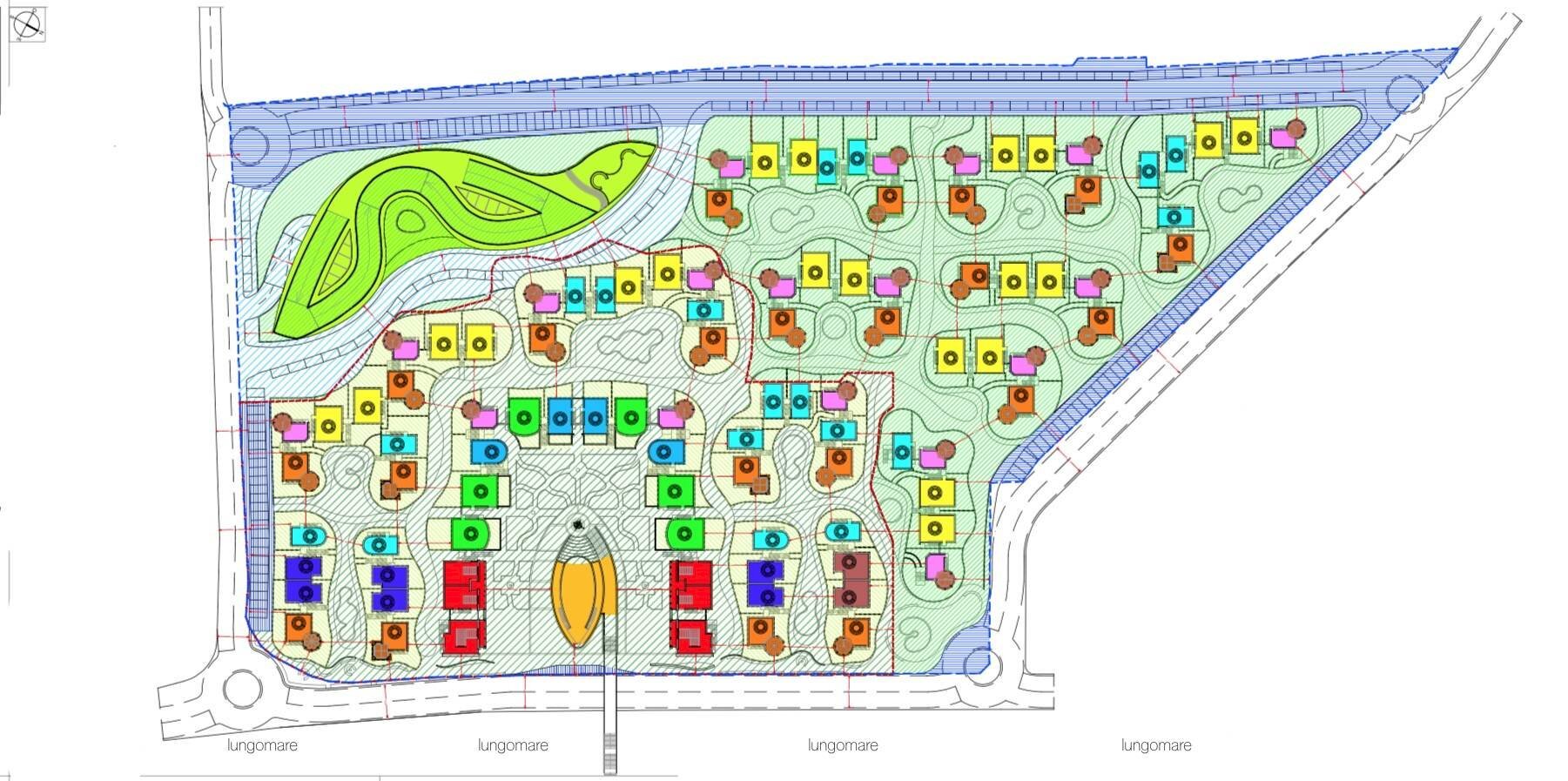 Foto 54 - Three-room apartment Via Litoranea - Complesso Costa Conero
 
147, Numana - floor plans 1