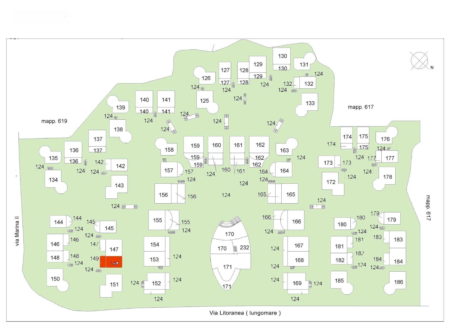 Foto 56 - Quadrilocale Via Litoranea - Complesso Costa Conero
 
149, Numana - planimetria 1