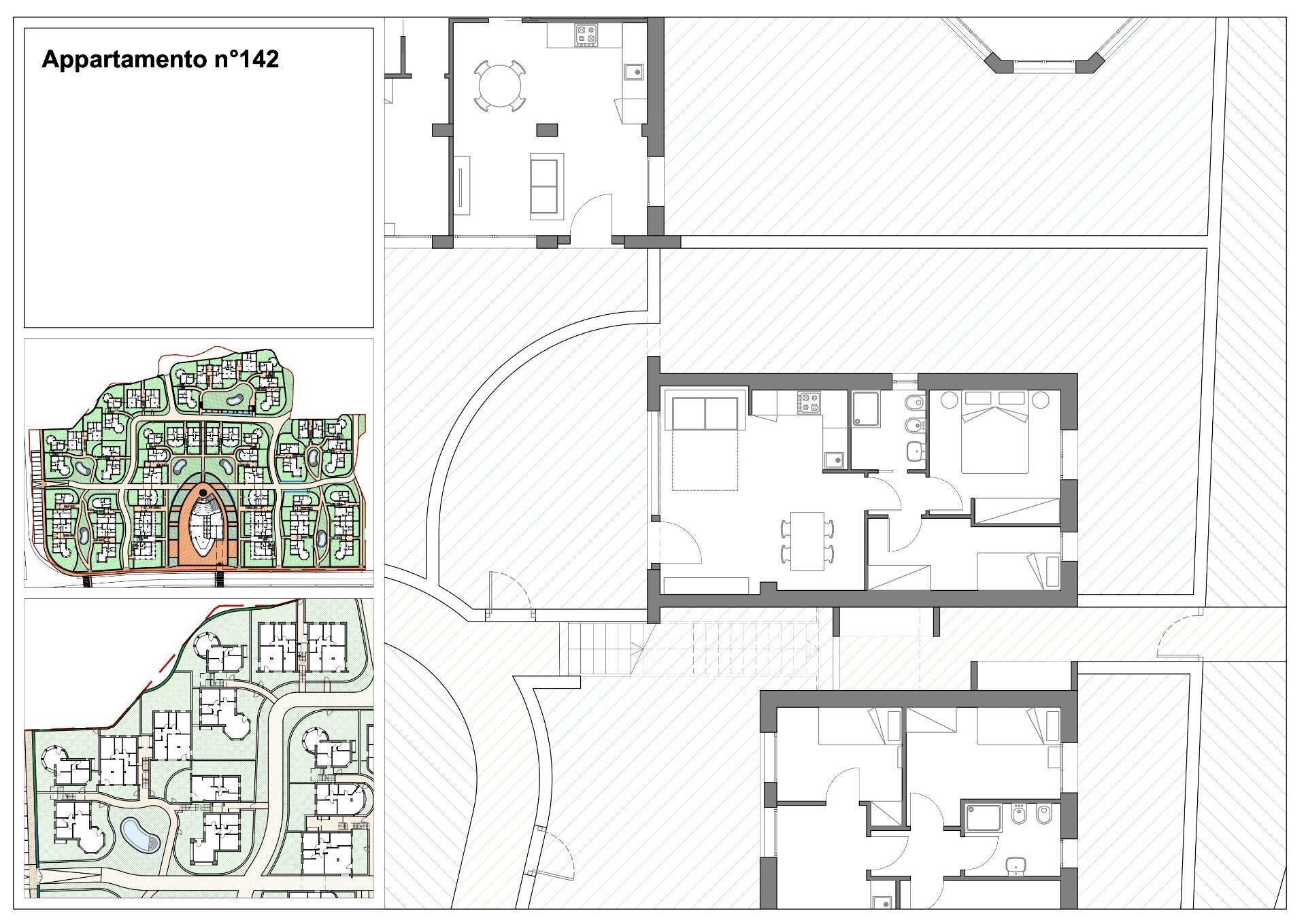 Foto 50 - Three-room apartment Via Litoranea - Complesso Costa Conero
 
142, Numana - floor plans 1