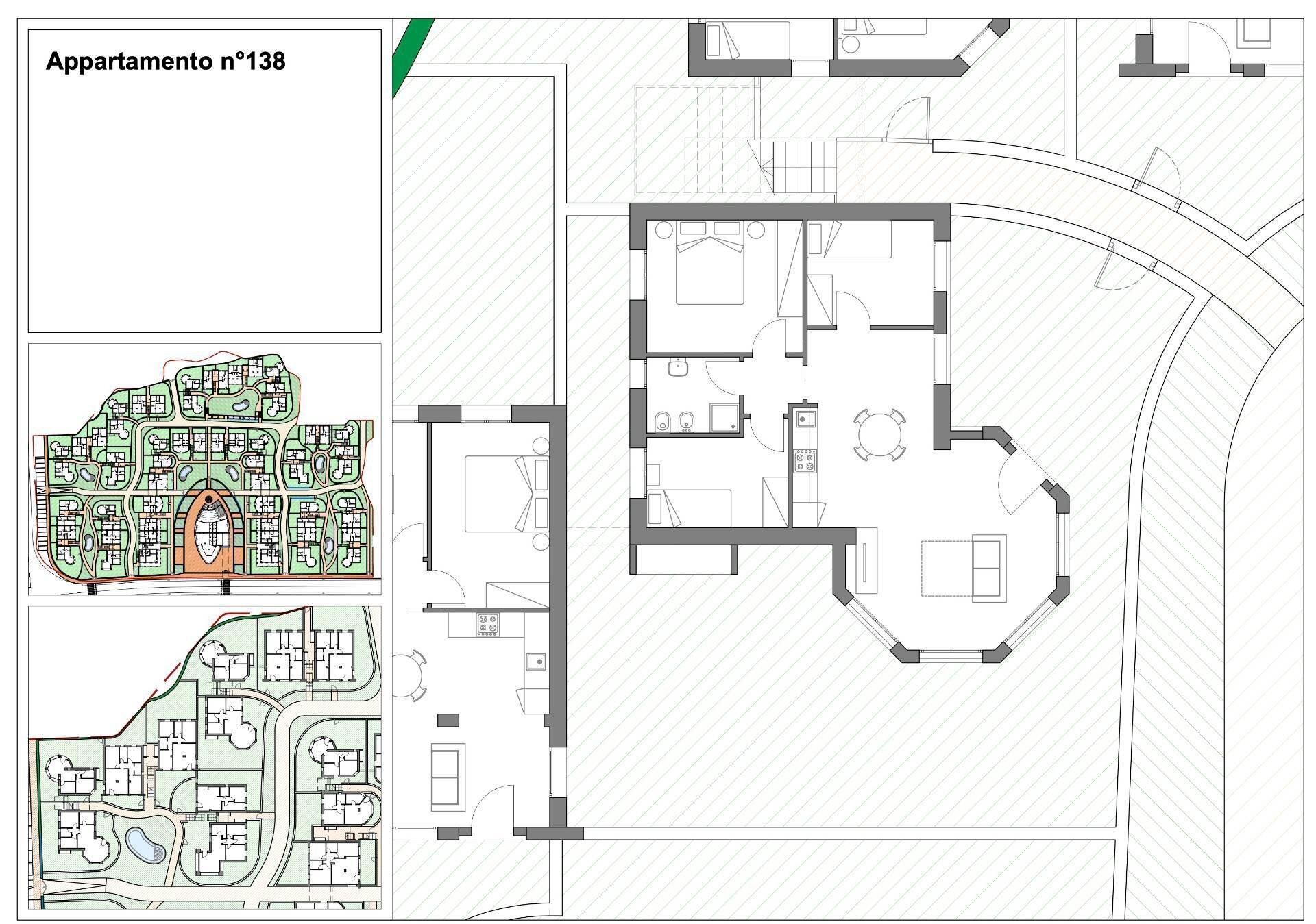Foto 50 - Appartamento Via Litoranea - Complesso Costa Conero
 
138, Numana - planimetria 1