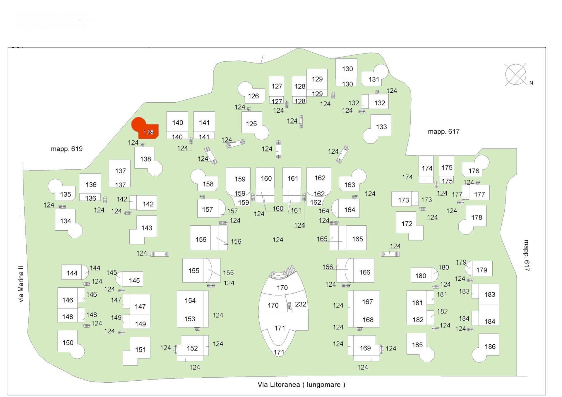 Foto 48 - Quadrilocale Via Litoranea - Complesso Costa Conero
 
139, Numana - planimetria 1