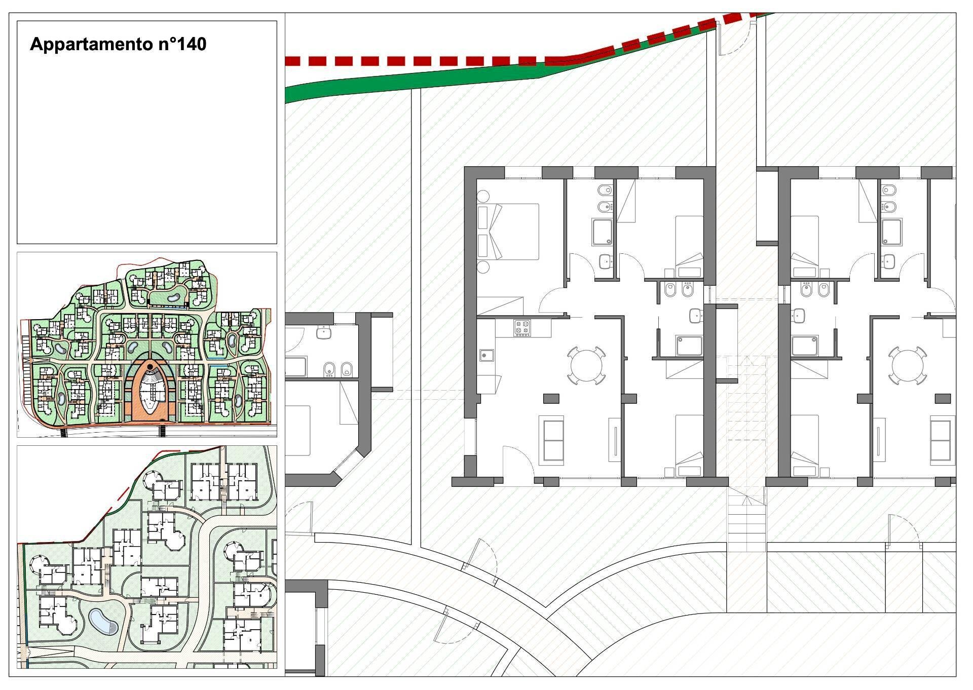 Foto 46 - Appartamento Via Litoranea - Complesso Costa Conero
 
140, Numana - planimetria 1