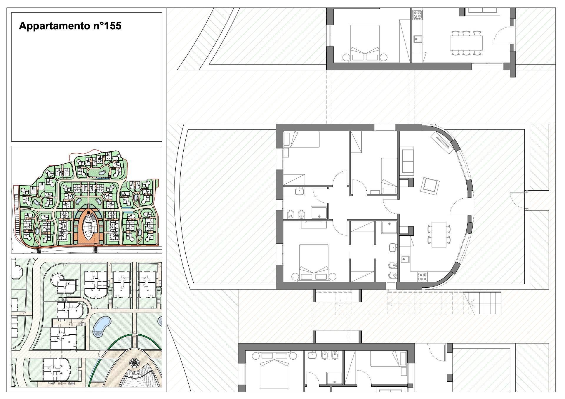 Foto 9 - Appartamento Via Litoranea - Complesso Costa Conero
 
155, Numana - planimetria 1