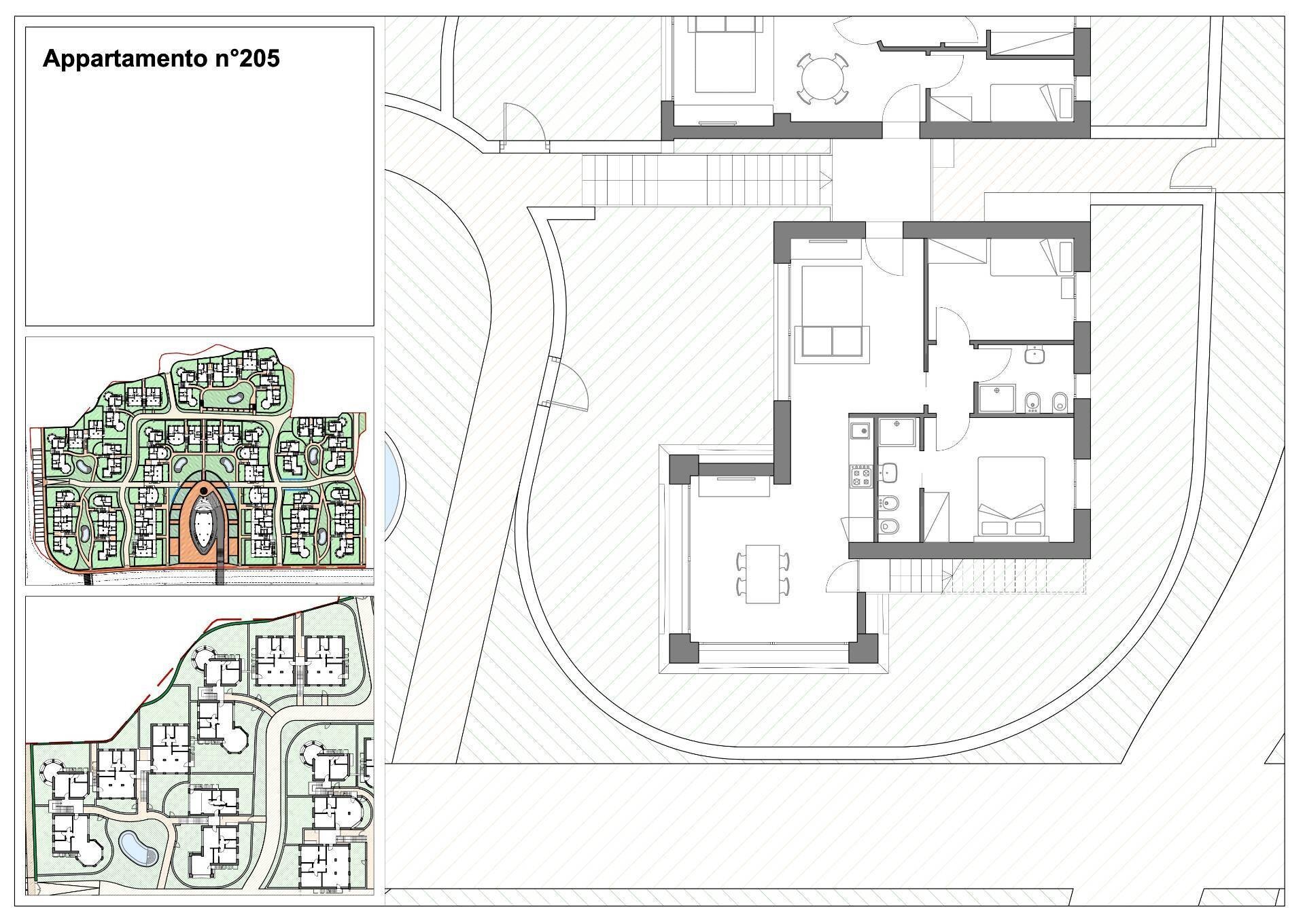 Foto 5 - Quadrilocale Via Litoranea - Complesso Costa Conero
 
205, Numana - planimetria 1