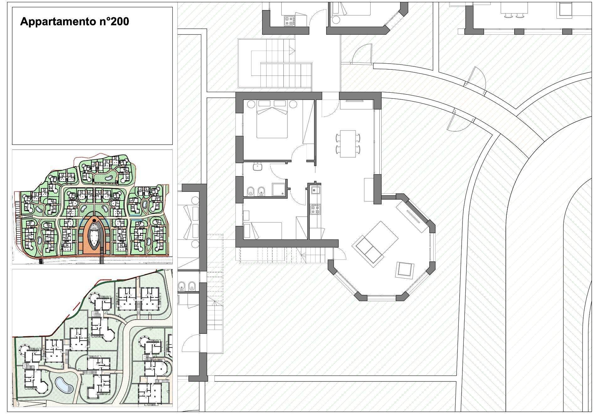 Foto 4 - Quadrilocale Via Litoranea - Complesso Costa Conero
 
200, Numana - planimetria 1