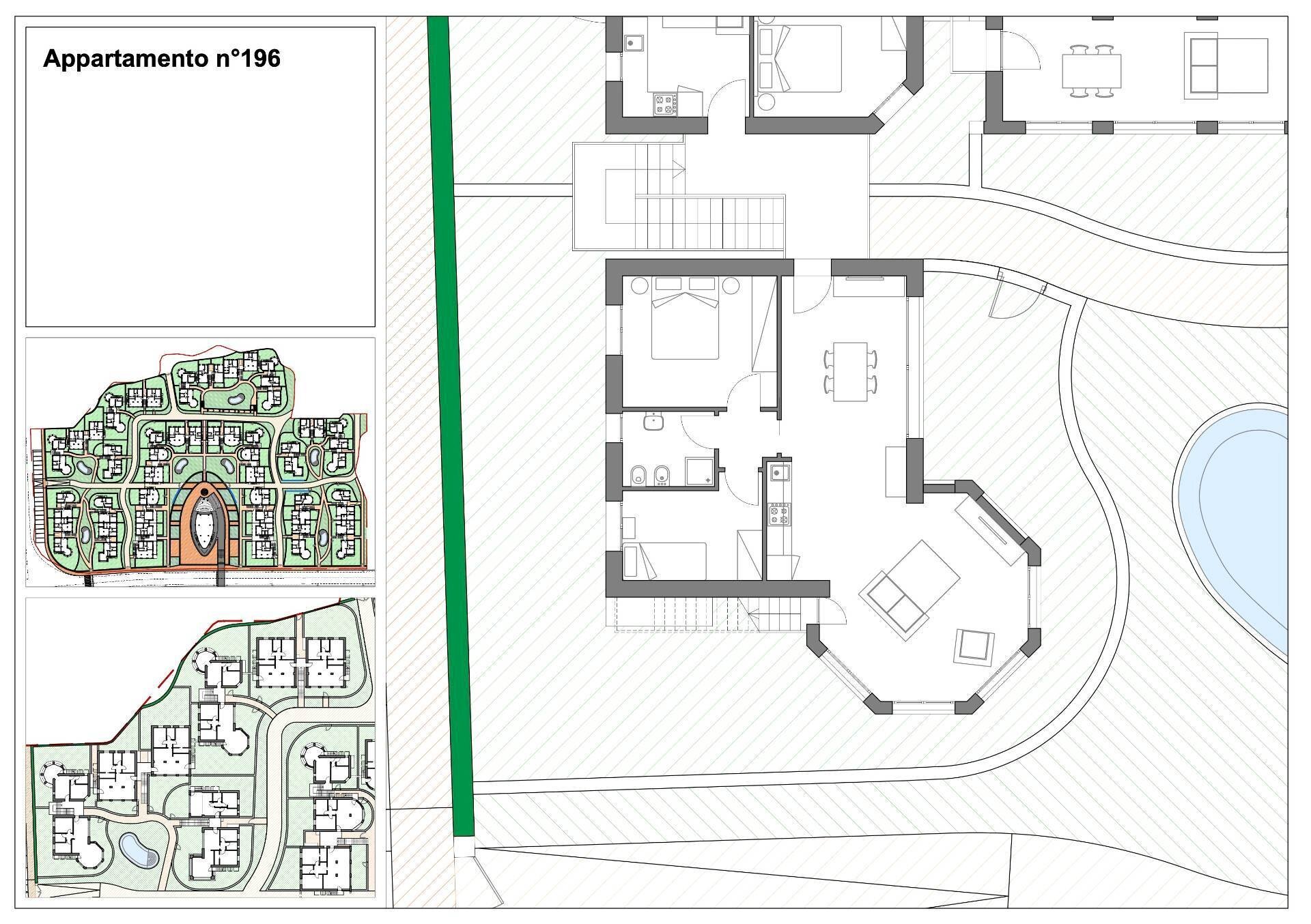 Foto 4 - Quadrilocale Via Litoranea - Complesso Costa Conero
 
196, Numana - planimetria 1