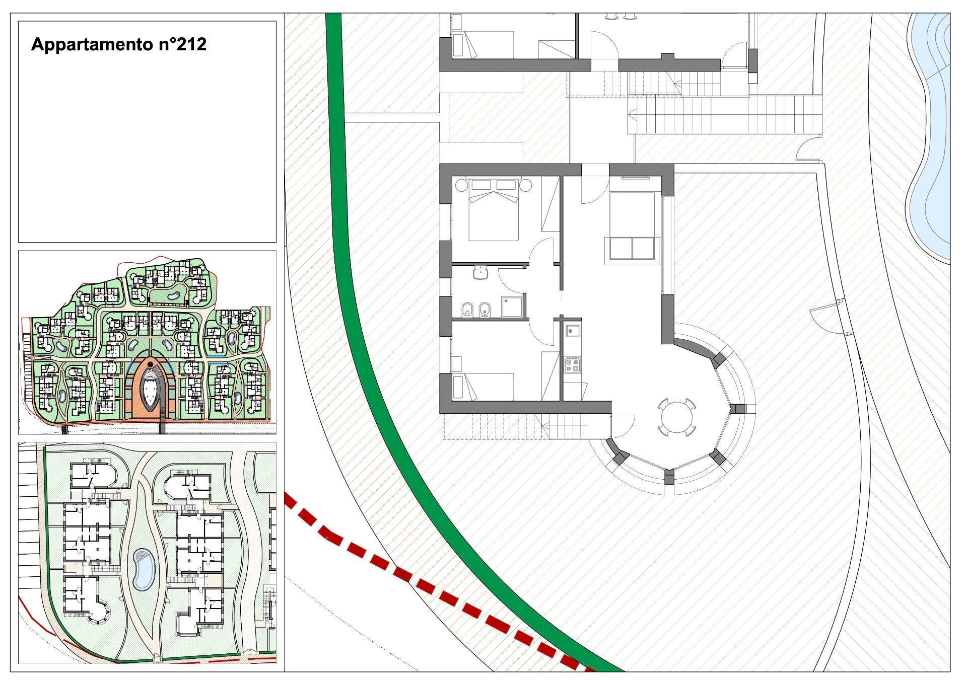 Foto 17 - Quadrilocale Via Litoranea - Complesso Costa Conero
 
212, Numana - planimetria 1