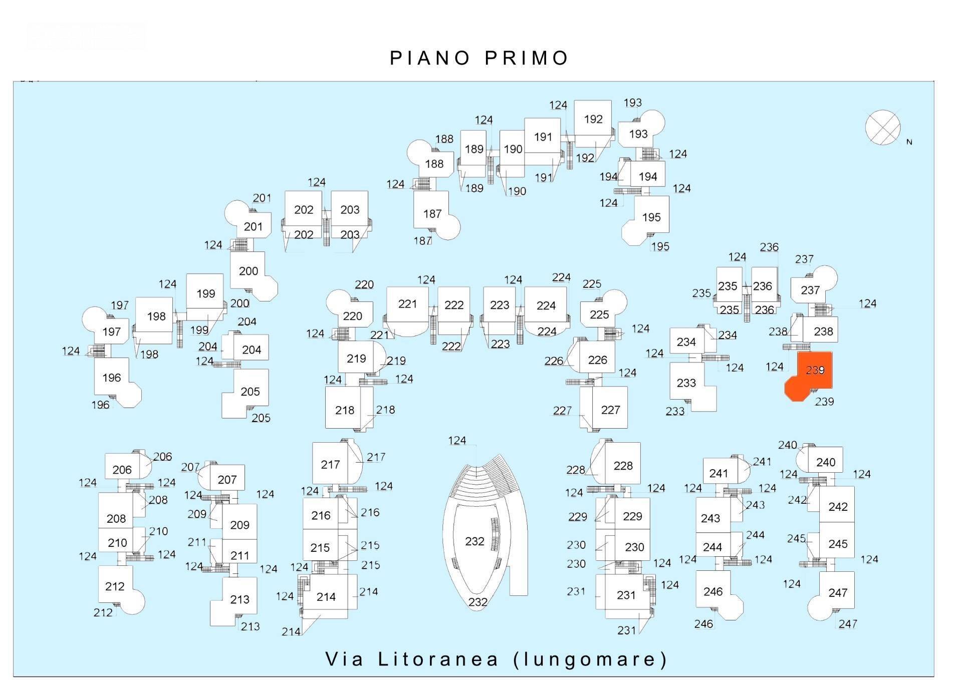 Foto 49 - Quadrilocale Via Litoranea - Complesso Costa Conero
 
239, Numana - planimetria 1