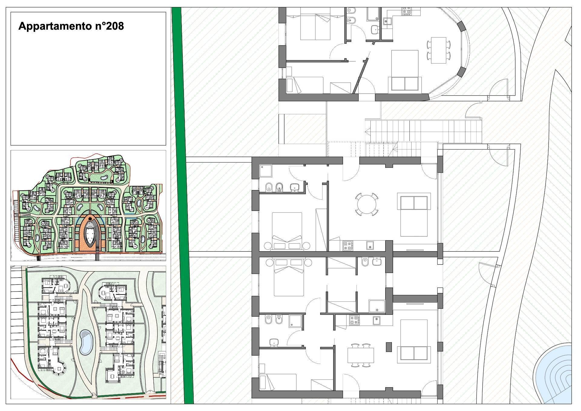 Foto 13 - Two-room apartment Via Litoranea - Complesso Costa Conero
 
208, Numana - floor plans 1