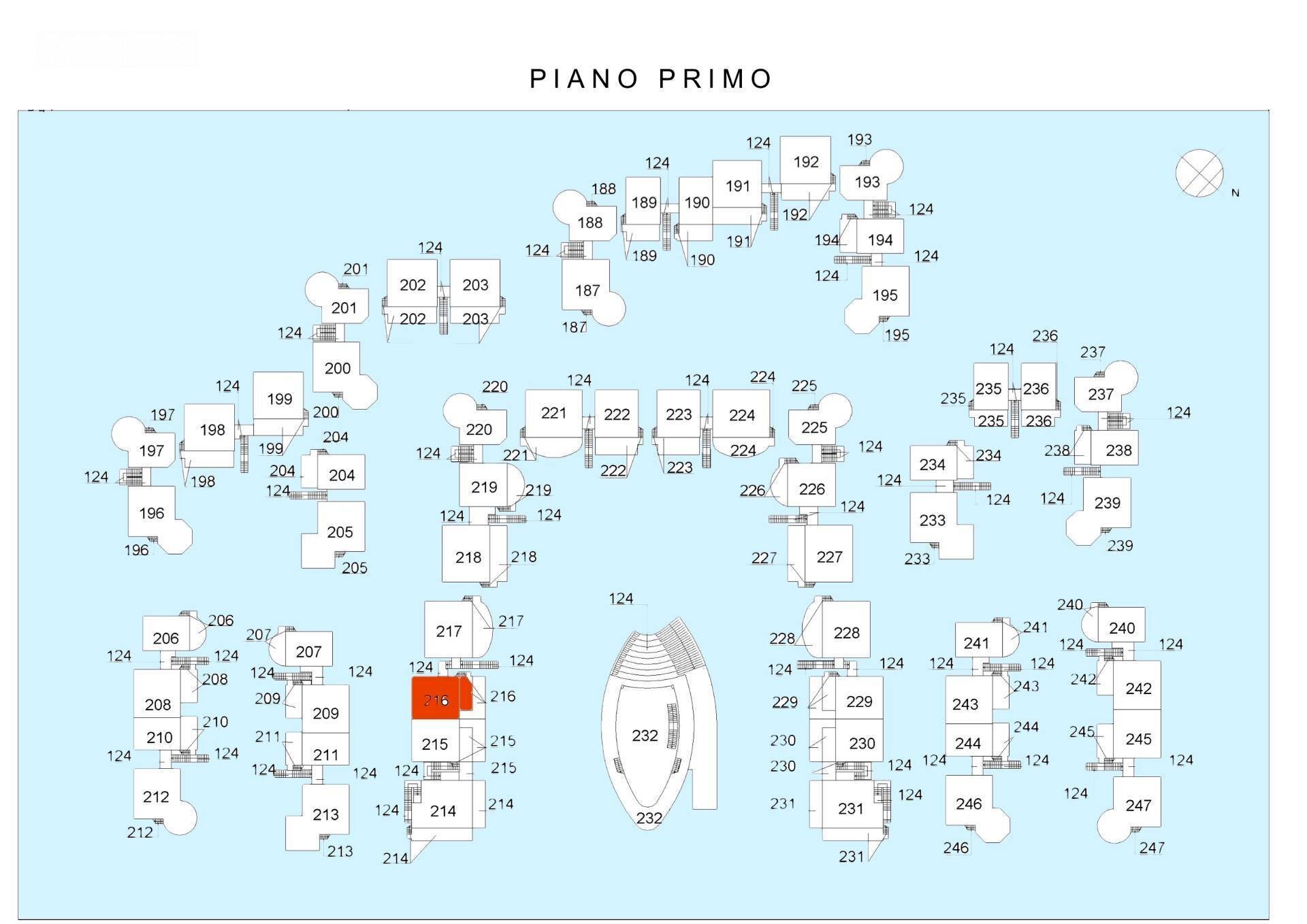 Foto 50 - Three-room apartment Via Litoranea - Complesso Costa Conero
 
216, Numana - floor plans 1