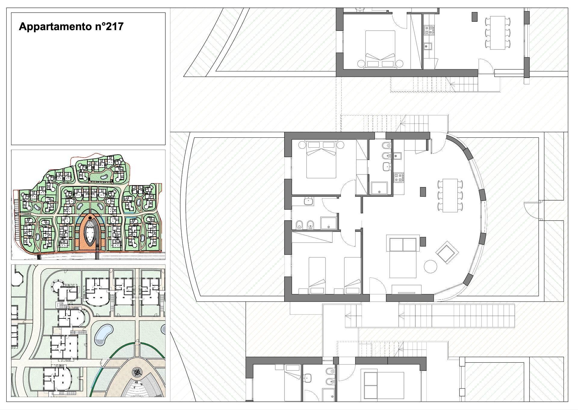 Foto 4 - Quadrilocale Via Litoranea - Complesso Costa Conero
 
217, Numana - planimetria 1