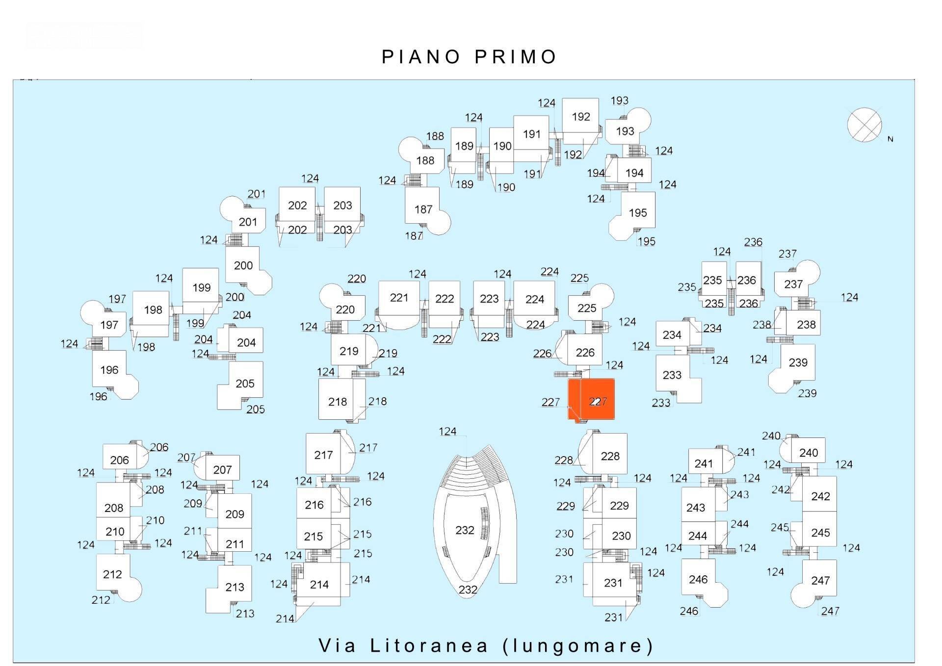 Foto 50 - Quadrilocale Via Litoranea - Complesso Costa Conero
 
227, Numana - planimetria 1