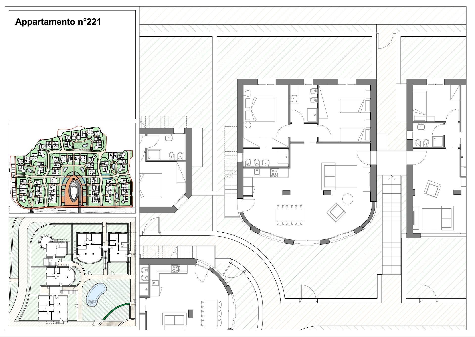 Foto 52 - Quadrilocale Via Litoranea - Complesso Costa Conero
 
221, Numana - planimetria 1
