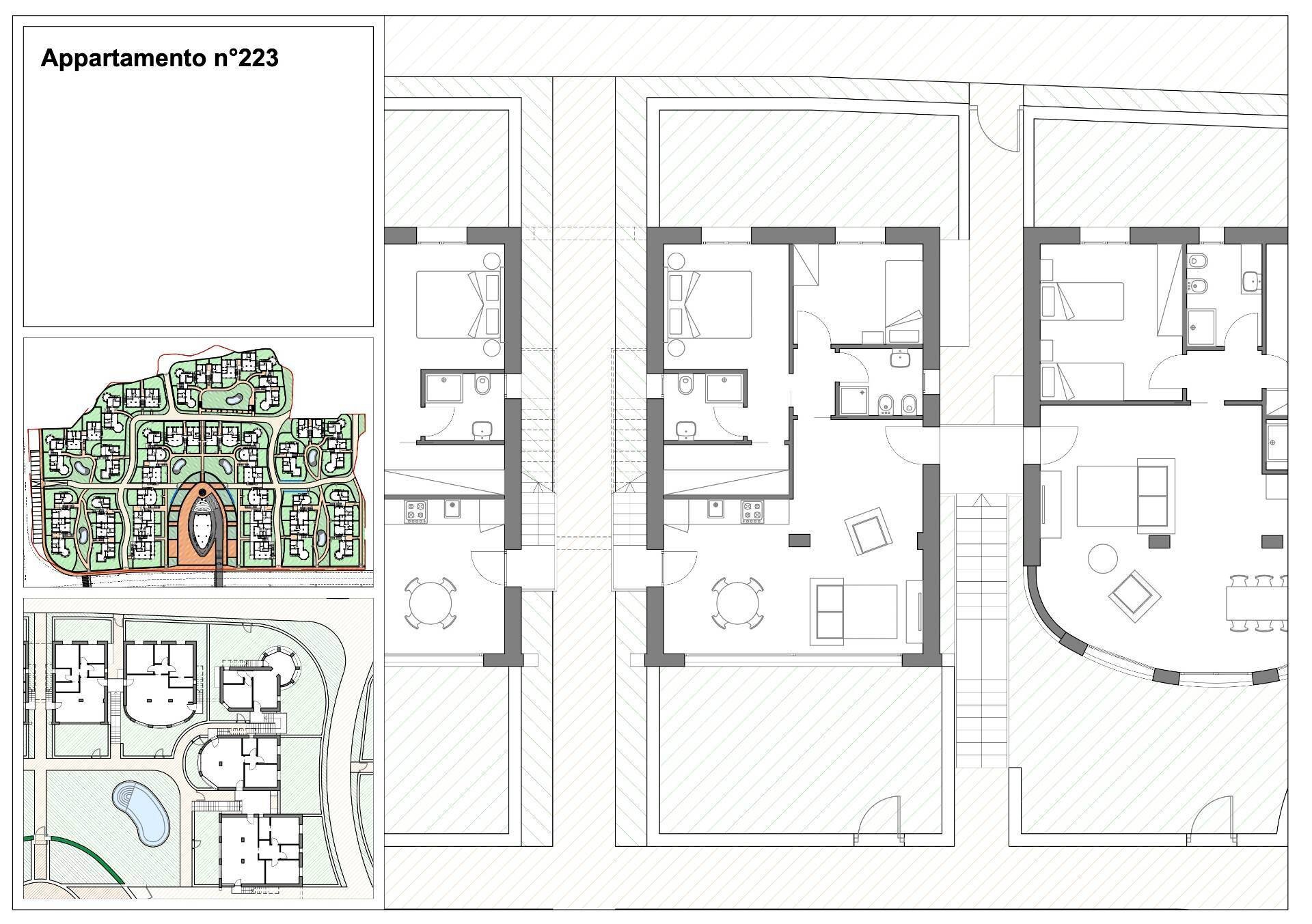 Foto 52 - Quadrilocale Via Litoranea - Complesso Costa Conero
 
223, Numana - planimetria 1