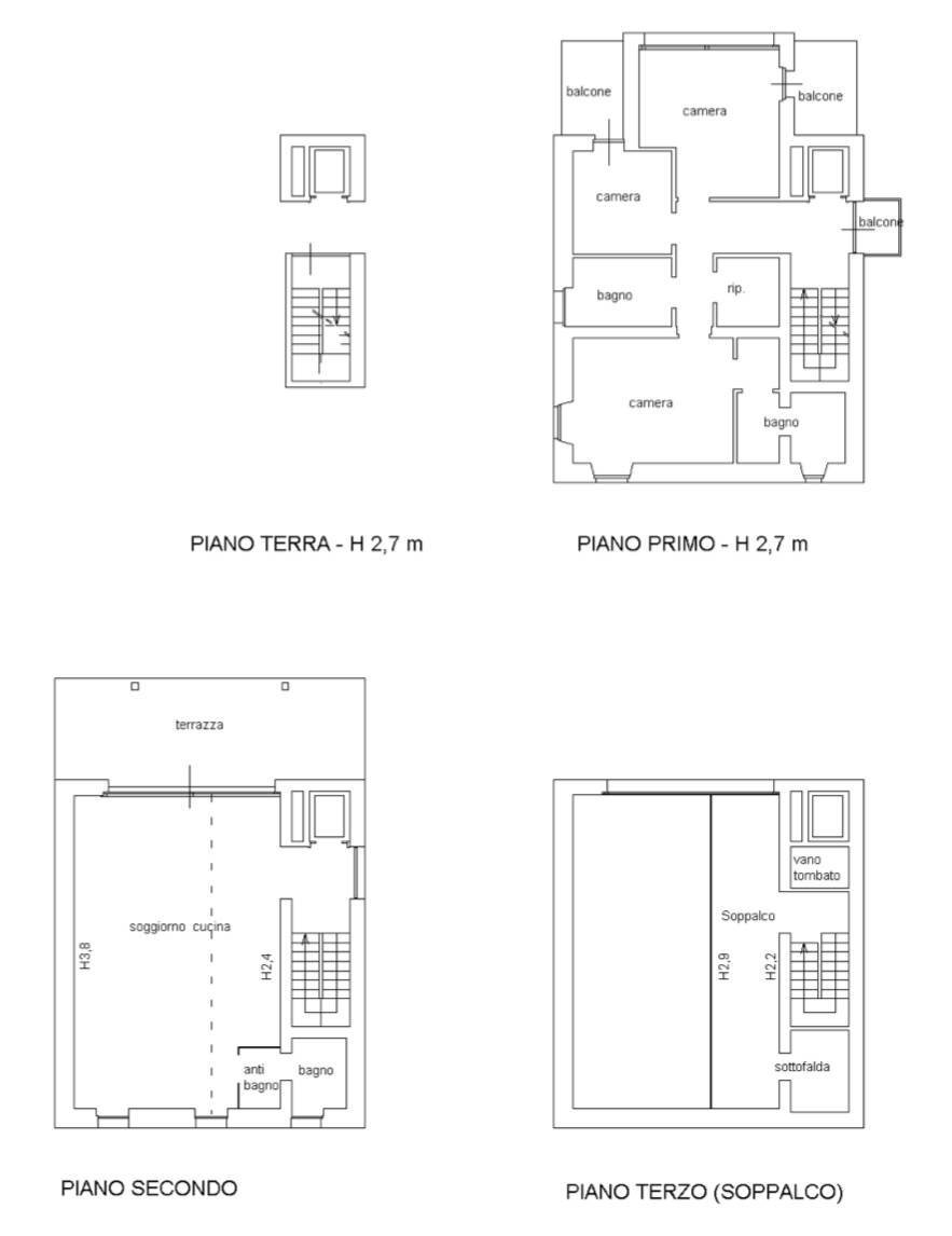 Foto 66 - Villa Zona Centrale, San Benedetto del Tronto - floor plans 1