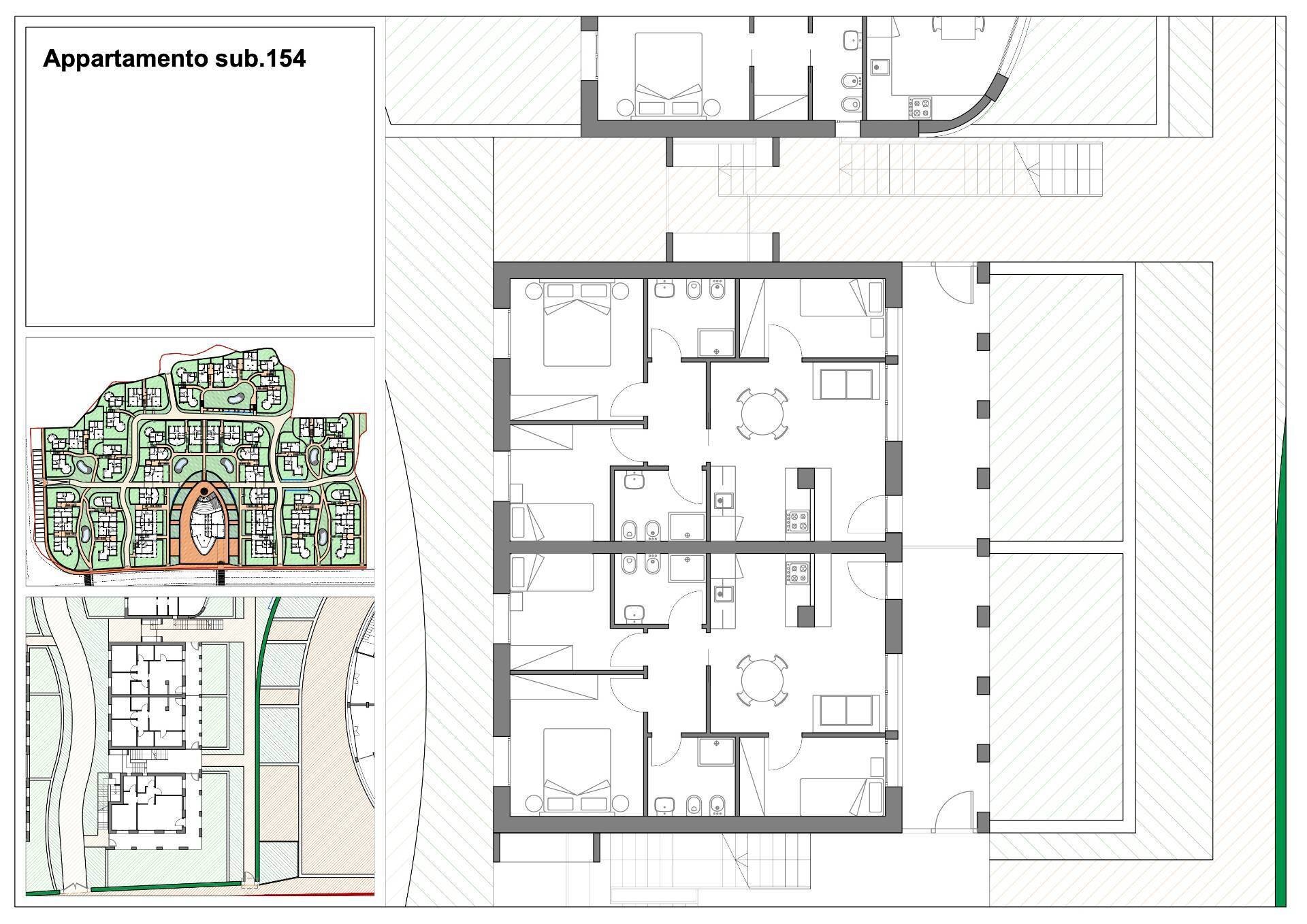 Foto 44 - Appartamento Via Litoranea - Complesso Costa Conero
 
154, Numana - planimetria 1
