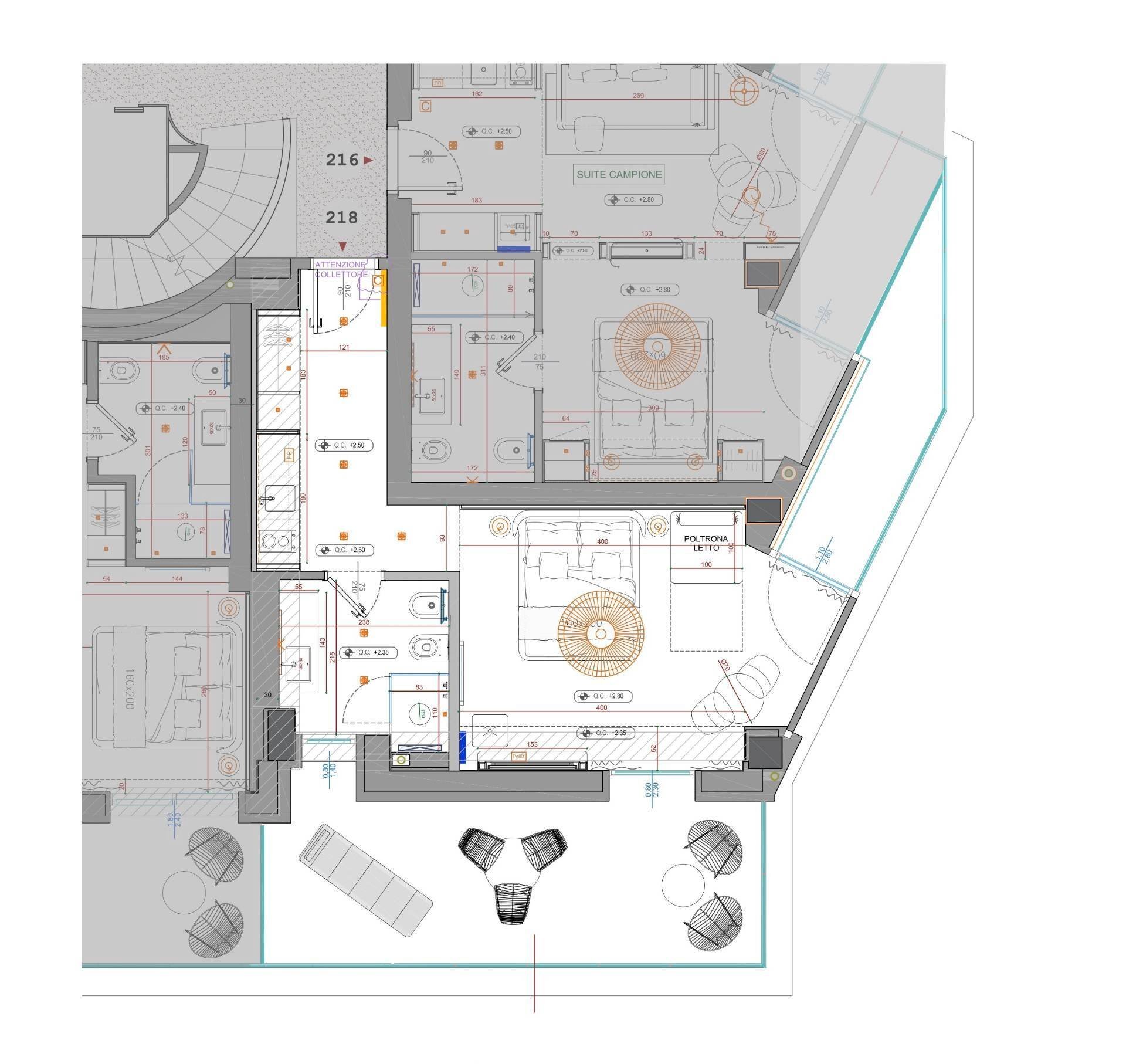 Foto 74 - Two-room apartment Viale Marconi
 
46, San Benedetto del Tronto - floor plans 1