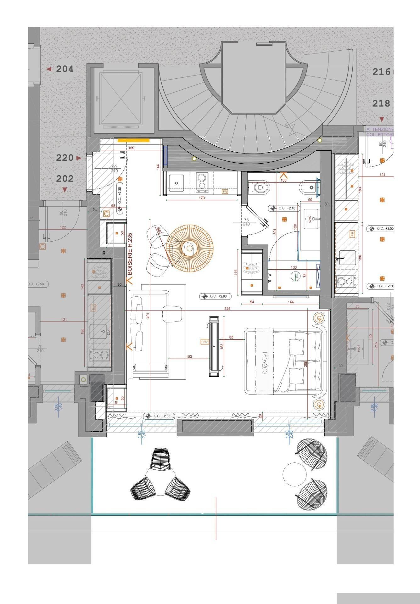 Foto 65 - Two-room apartment Viale Marconi
 
46, San Benedetto del Tronto - floor plans 1
