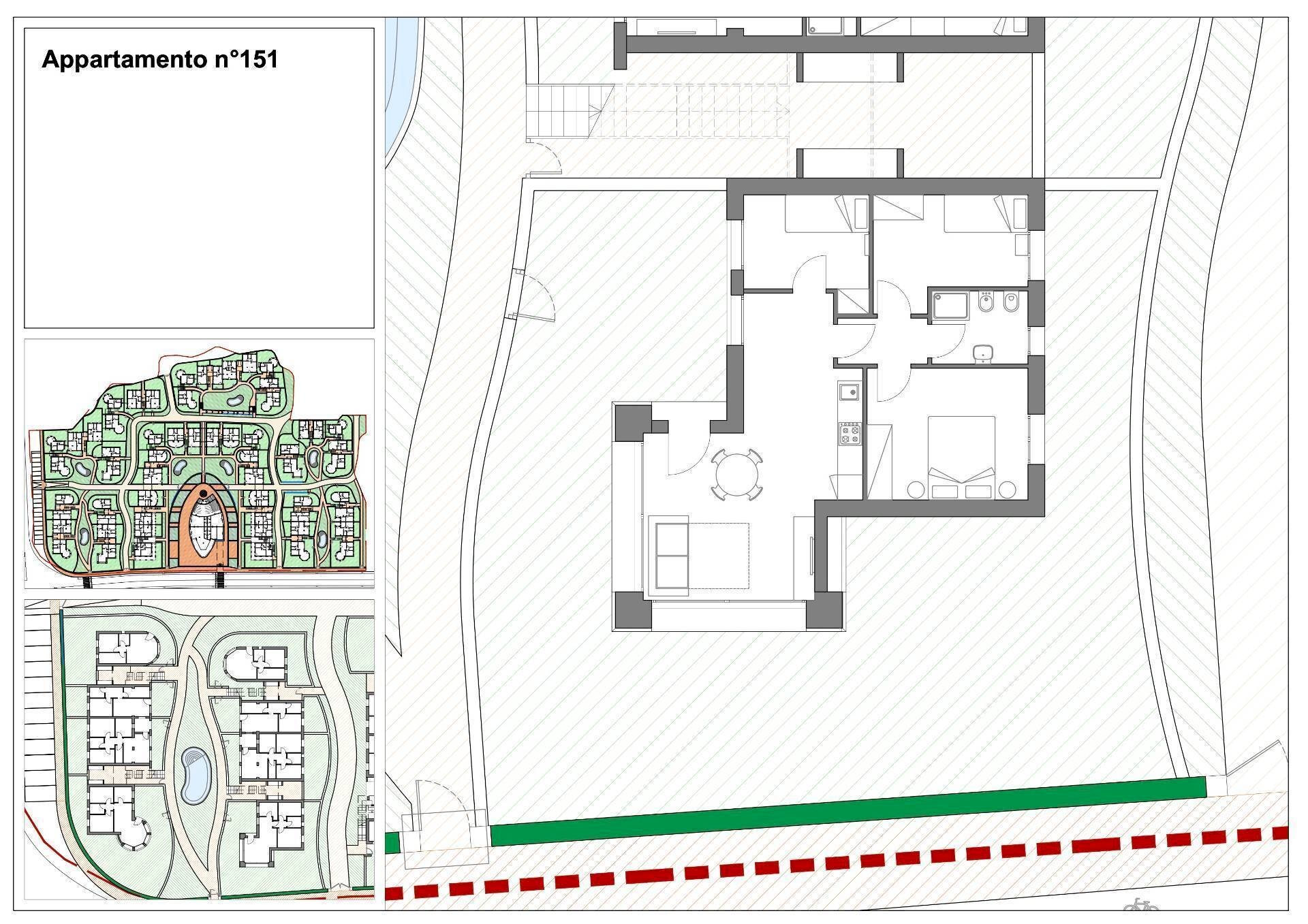 Foto 53 - Villa Via Litoranea - Complesso Costa Conero
 
151+213, Numana - planimetria 1
