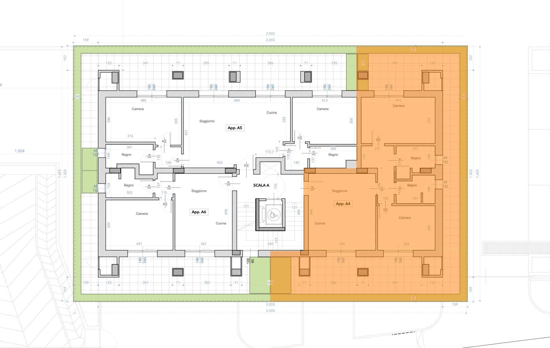 Foto 66 - Three-room apartment Via Formentini
 
1, San Benedetto del Tronto - floor plans 1