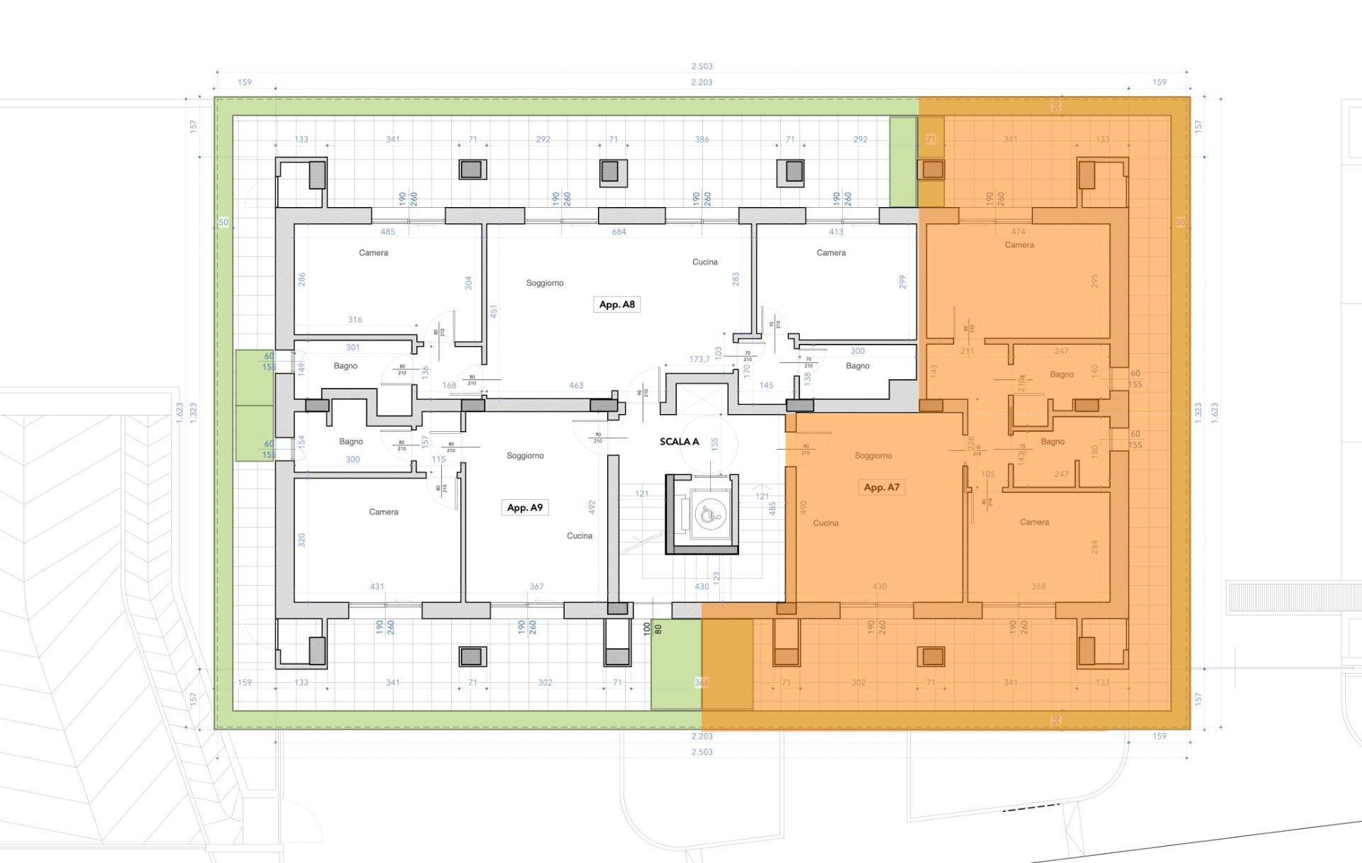 Foto 72 - Three-room apartment Via Formentini
 
1, San Benedetto del Tronto - floor plans 1
