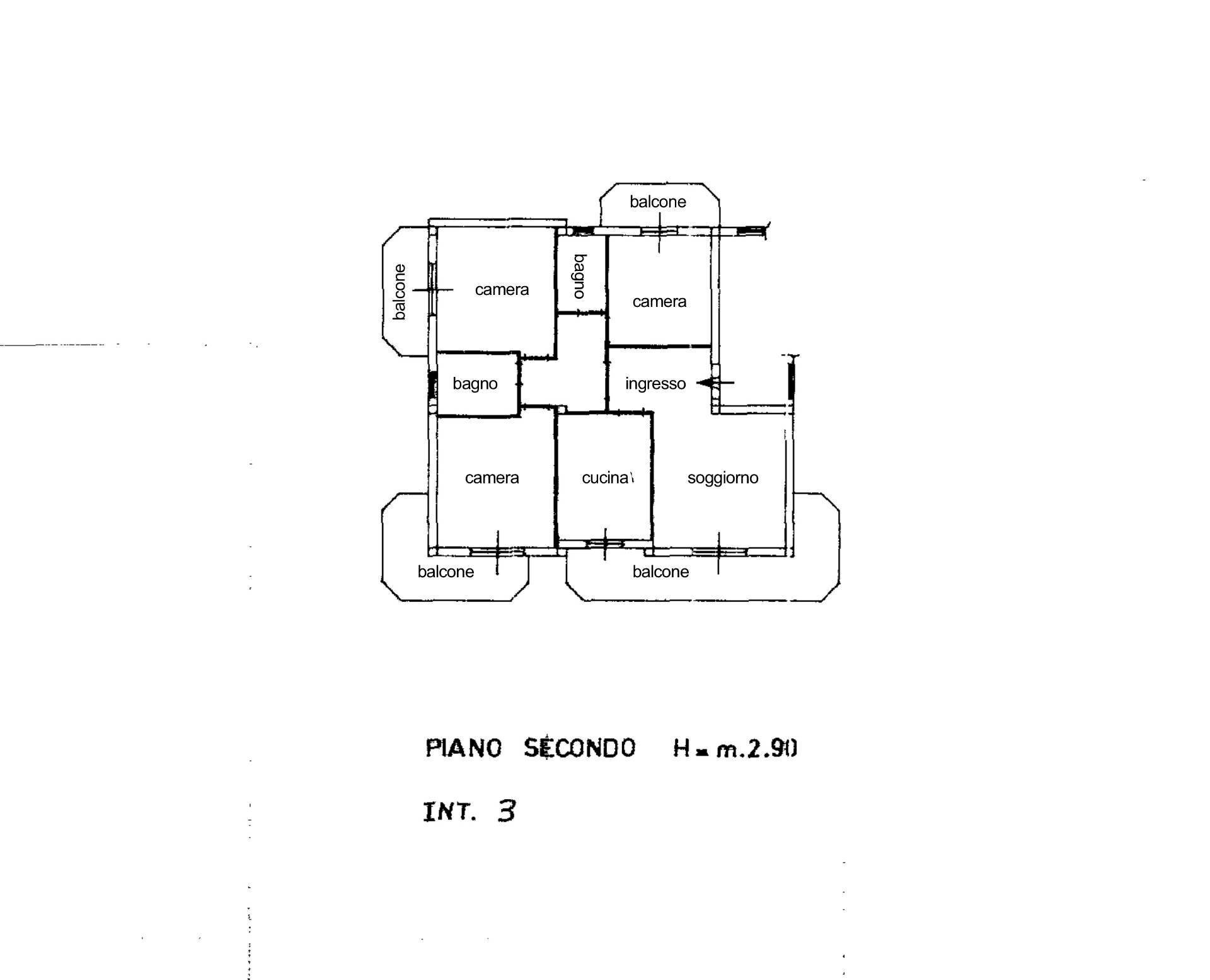 Foto 31 - Appartamento Via delle Rose
 
15, Monteprandone - planimetria 1