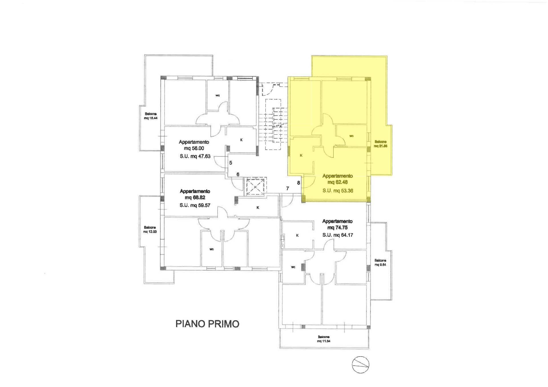 Foto 61 - Four-room apartment Via Emilia
 
12, Alba Adriatica - floor plans 1